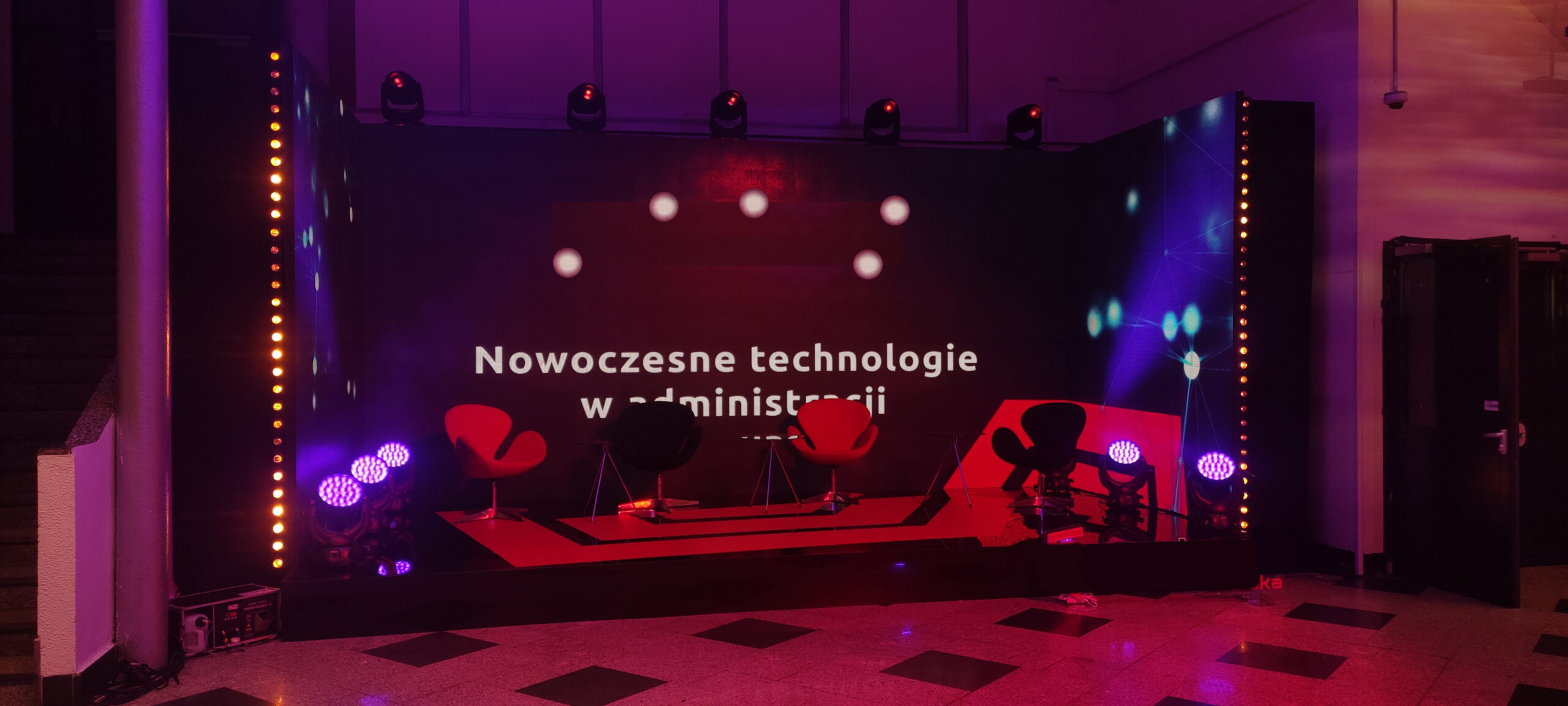 Ekran LED na evencie w Katowickim Spodku